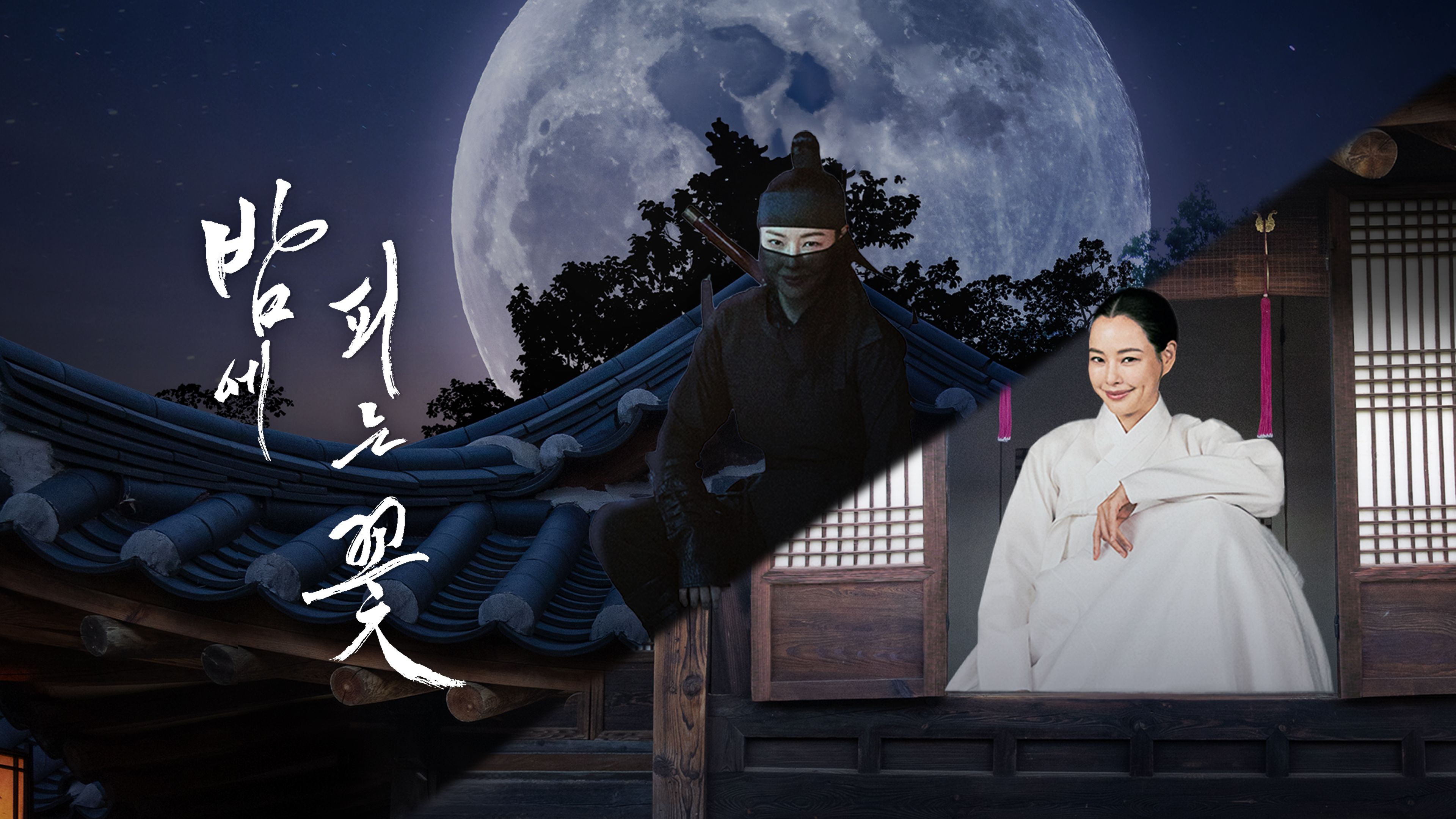 밤에 피는 꽃 포스터