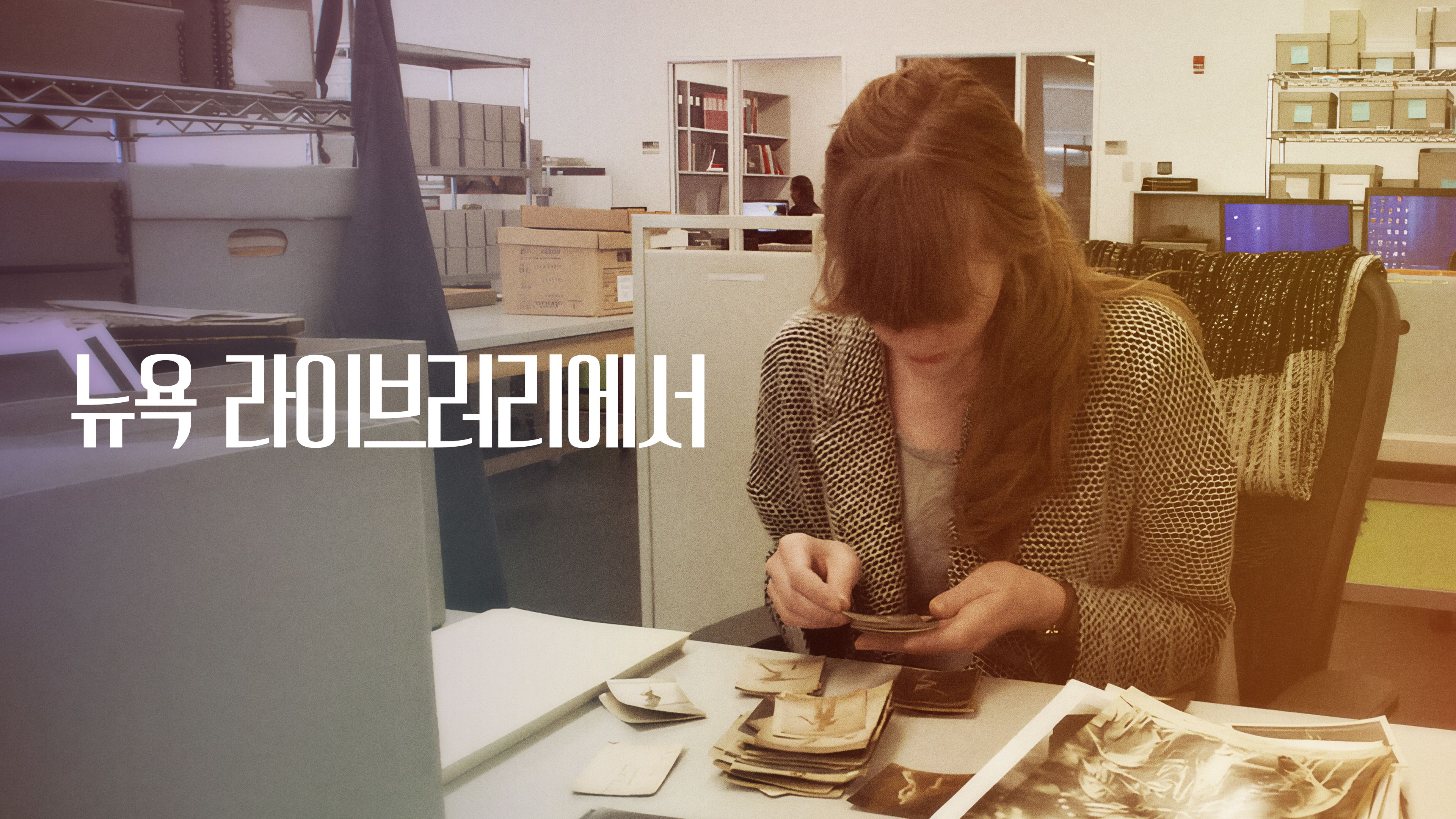 뉴욕 라이브러리에서 포스터