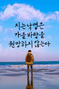 지는낙엽은 가을바람을 원망하지 않는다